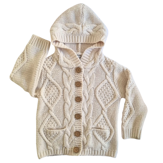 Next Beige Jacket - Size: 3-4Y