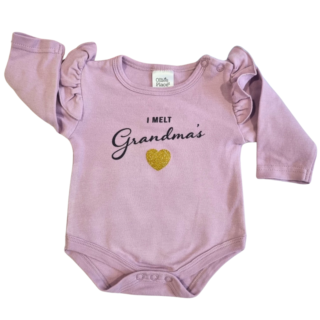 Ollies Place Long Sleeve Bodysuit - Size: 0000 (Newborn)