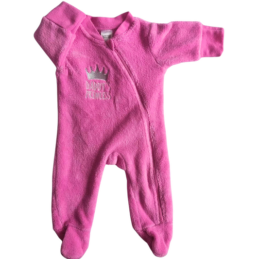 Baby Berry Fluffy 'Daddy's Princess' Onesie - Size: 0000 (Newborn)