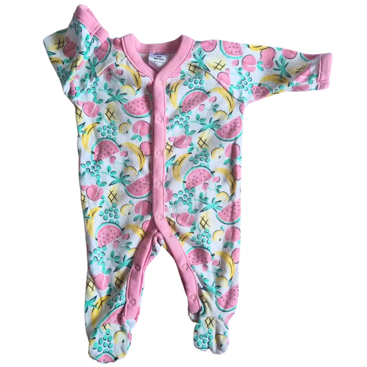 Target Fruit Print Onesie - Size: 0000 (Newborn)