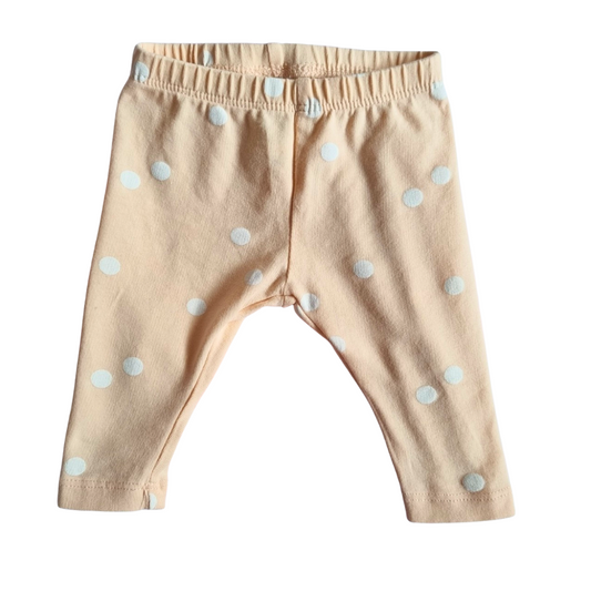 Target Pink Spotty Leggings - Size: 0000 (Newborn)