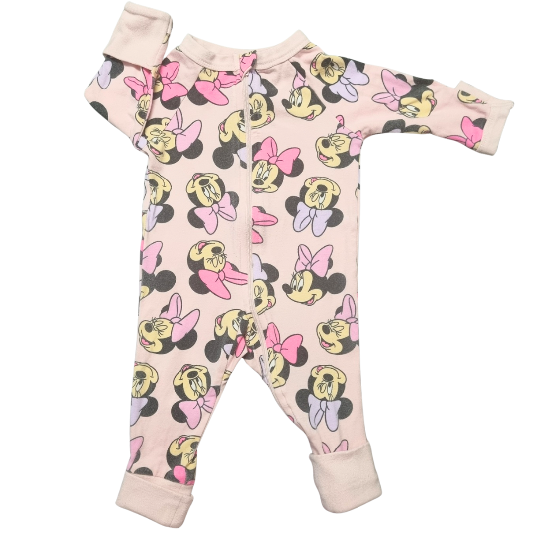 Disney Minnie Mouse Onesie - Size: 000 (0-3 Months)