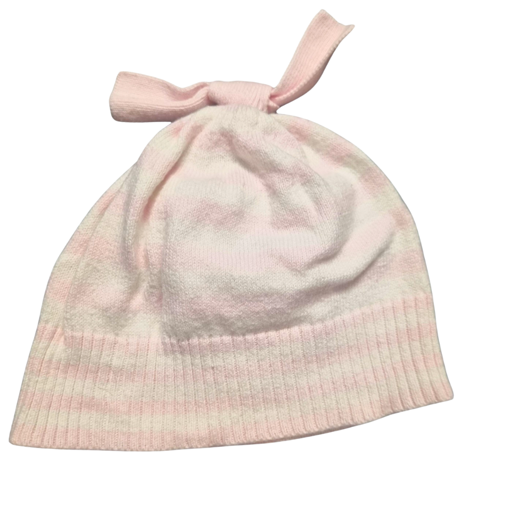 Purebaby 100% Organic Cotton Beanie Hat - Size: Small (0-6 Months)