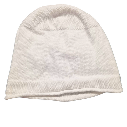 Purebaby 100% Organic Cotton Beanie - Size 0 (6-12 Months)