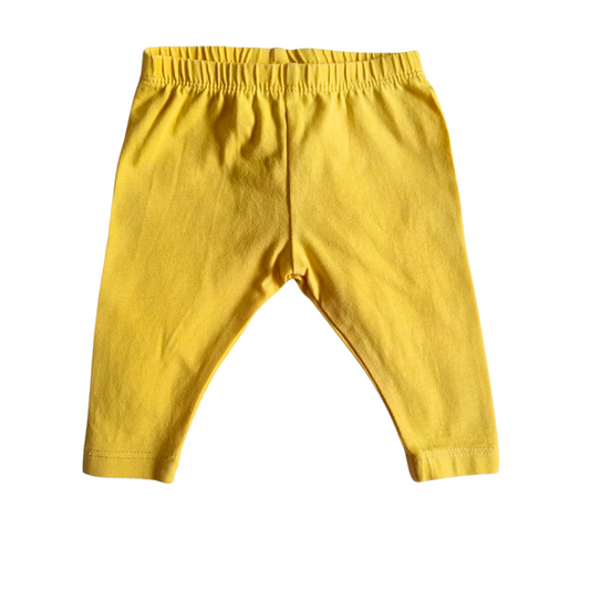 Target Yellow Leggings - Size: 0000 (Newborn)