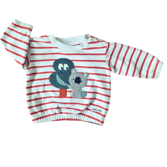 Jack + Milly Striped Jumper - Size: 000 (0-3 Months)