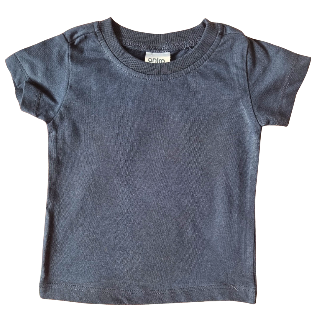 Anko Plain Blue T-Shirt - Size: 000 (0-3 Months)