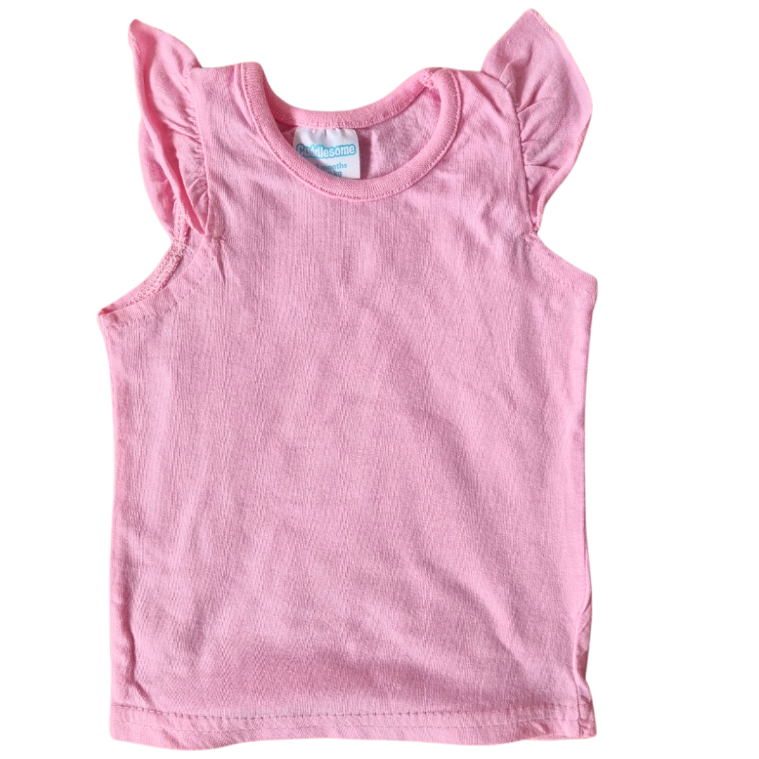 Cuddlesome Pink Top - Size: 000 (0-3 Months)