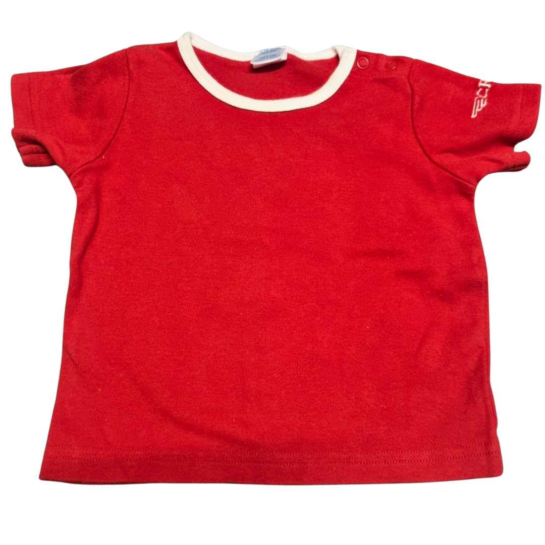 Red T-Shirt - Size: 0 (6-12 Months)