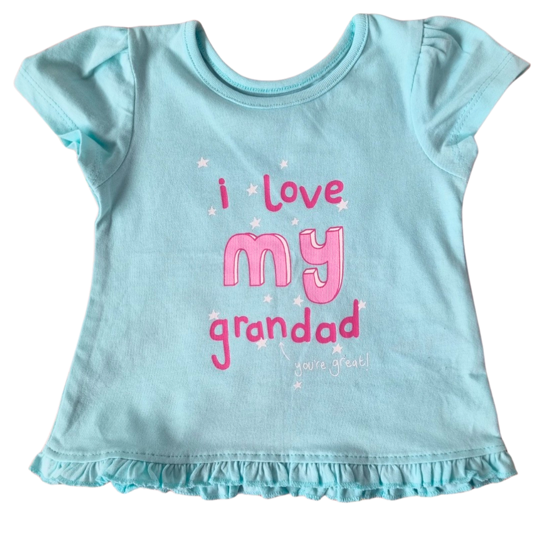 George 'I Love My Grandad' T-Shirt - Size: 000 (0-3 Months)