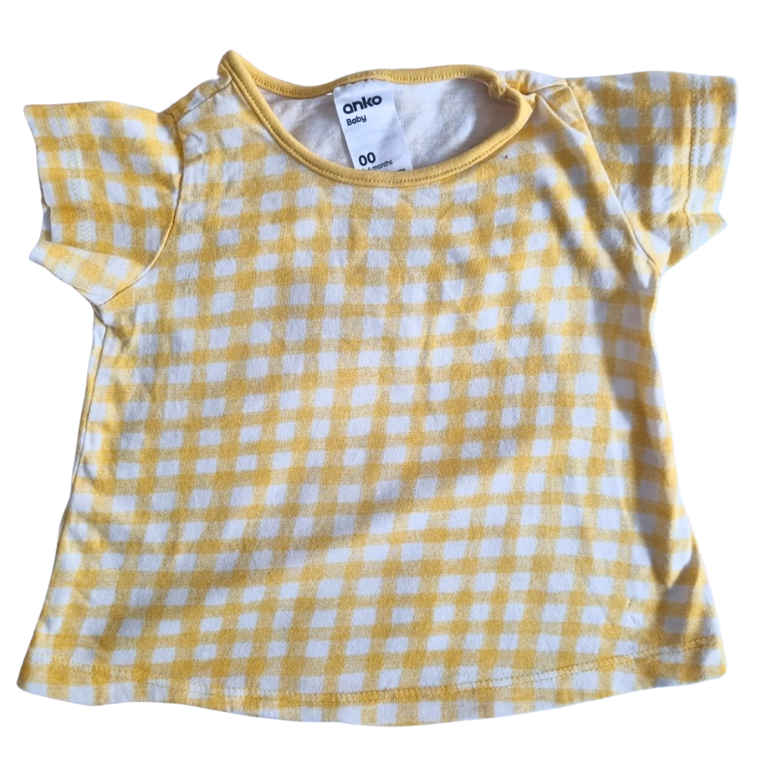 Anko T-Shirt - Size: 00 (3-6 Months)