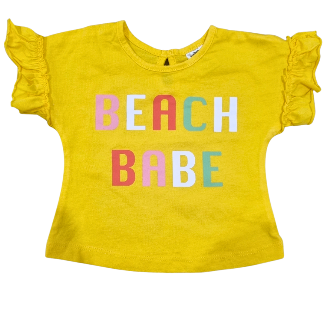 Baby Berry 'Beach Babe' T-Shirt - Size: 000 (0-3 Months)