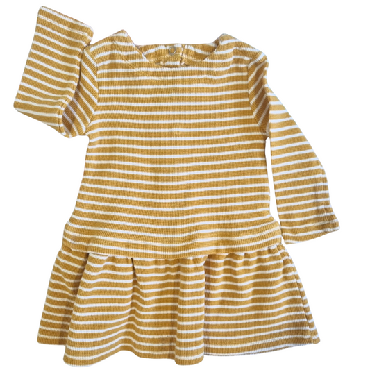 Seed Heritage Long Sleeve Dress - Size: 00 (3-6 Months)