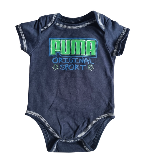 Puma Bodysuit - Size: 0 (6-12 Months)