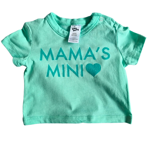 Baby Berry Short Sleeve 'Mama's Mini' Top - Size: 0000 (Newborn)