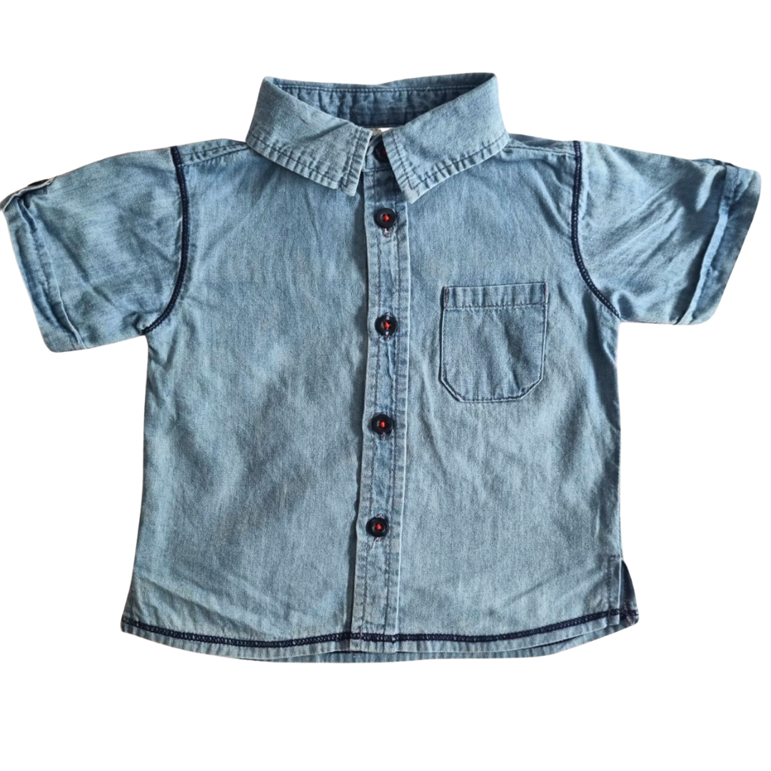 Tiny Little Wonders Short Sleeve Shirt - Size: 00 (3-6 Months)