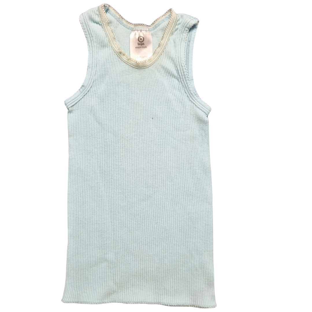 Target Ribbed Singlet - Size: 00 (3-6 Months)