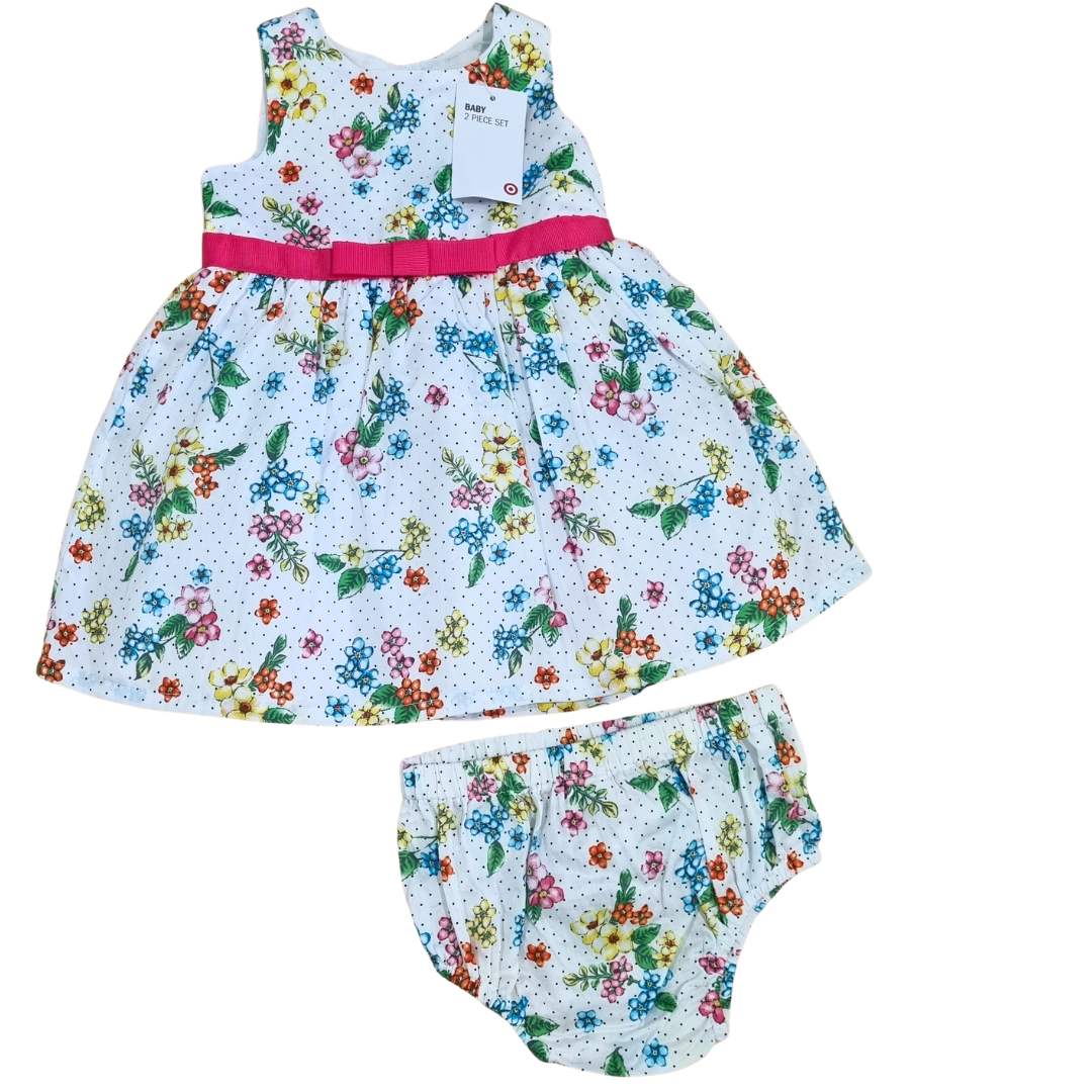 BNWT Target 2pc Dress & Bloomers Set - Size: 00 (3-6 Months)