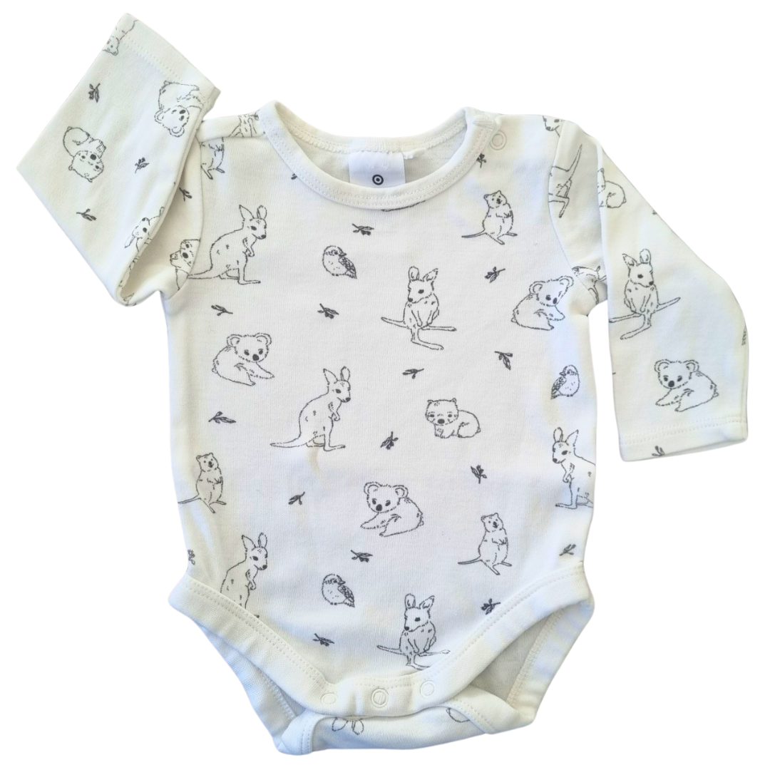 Target Long Sleeve Bodysuit - Size: 0000 (Newborn)