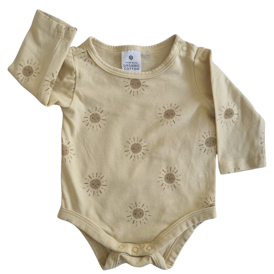 Target Long Sleeve Bodysuit - Size: 0000 (Newborn)