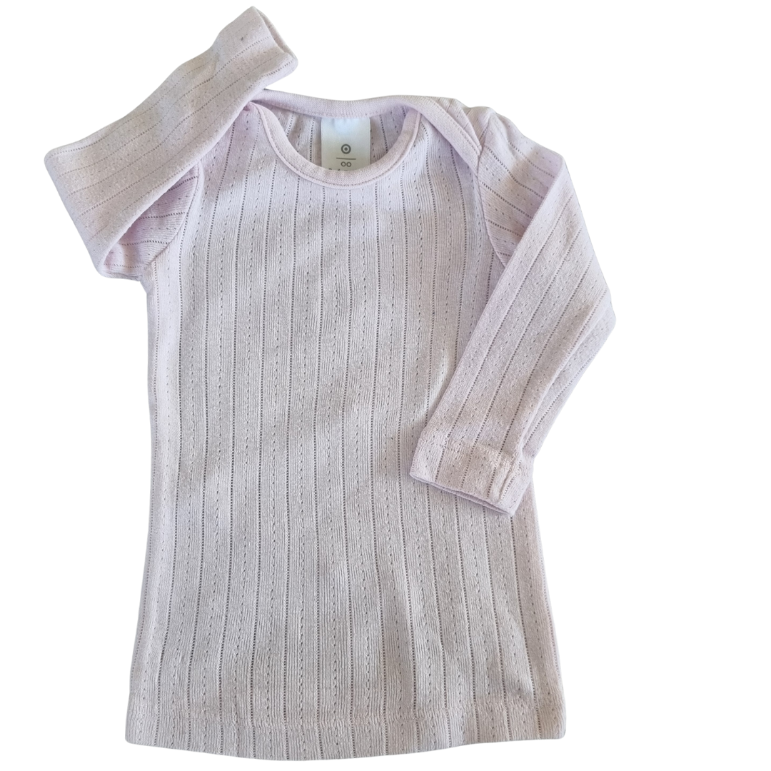 Target Long Sleeve Top - Size: 00 (3-6 Months)