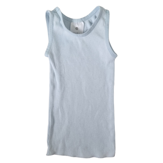 Target Blue Ribbed Singlet - Size: 0000 (Newborn)