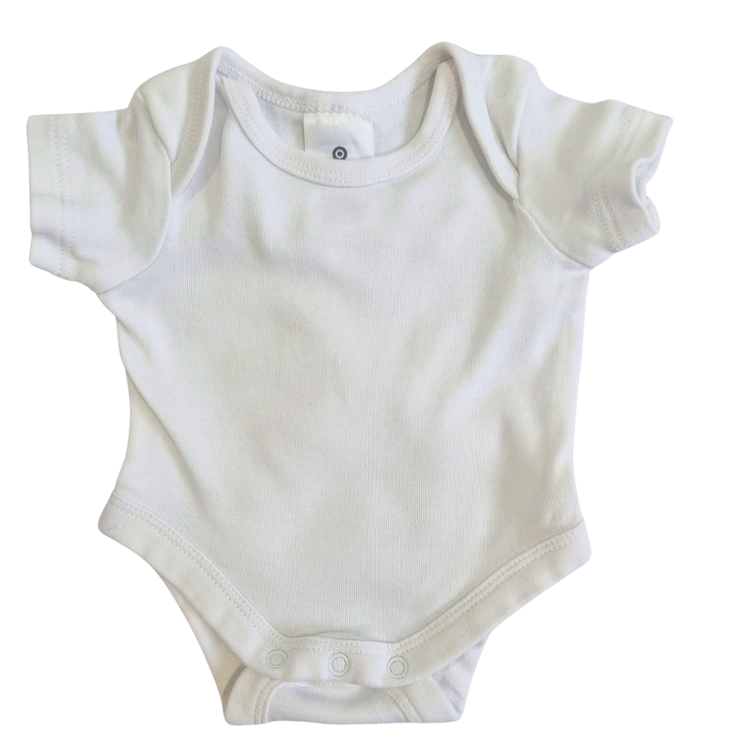 Target Plain White Bodysuit - Size: 00000 (Prem)