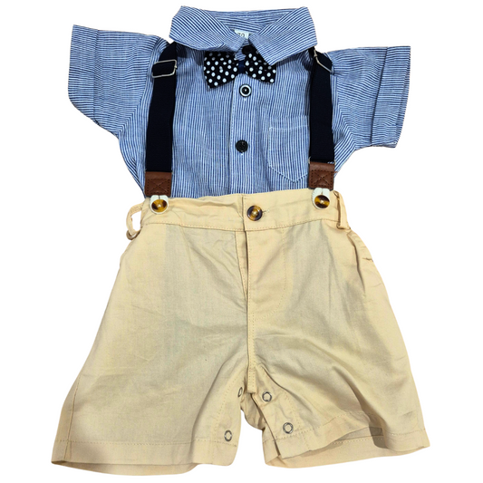 2pc Bodysuit & Shorts Set - Size: 00 (3-6 Months)