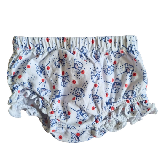 Marquise Flower Bloomers - Size: 0000 (Newborn)