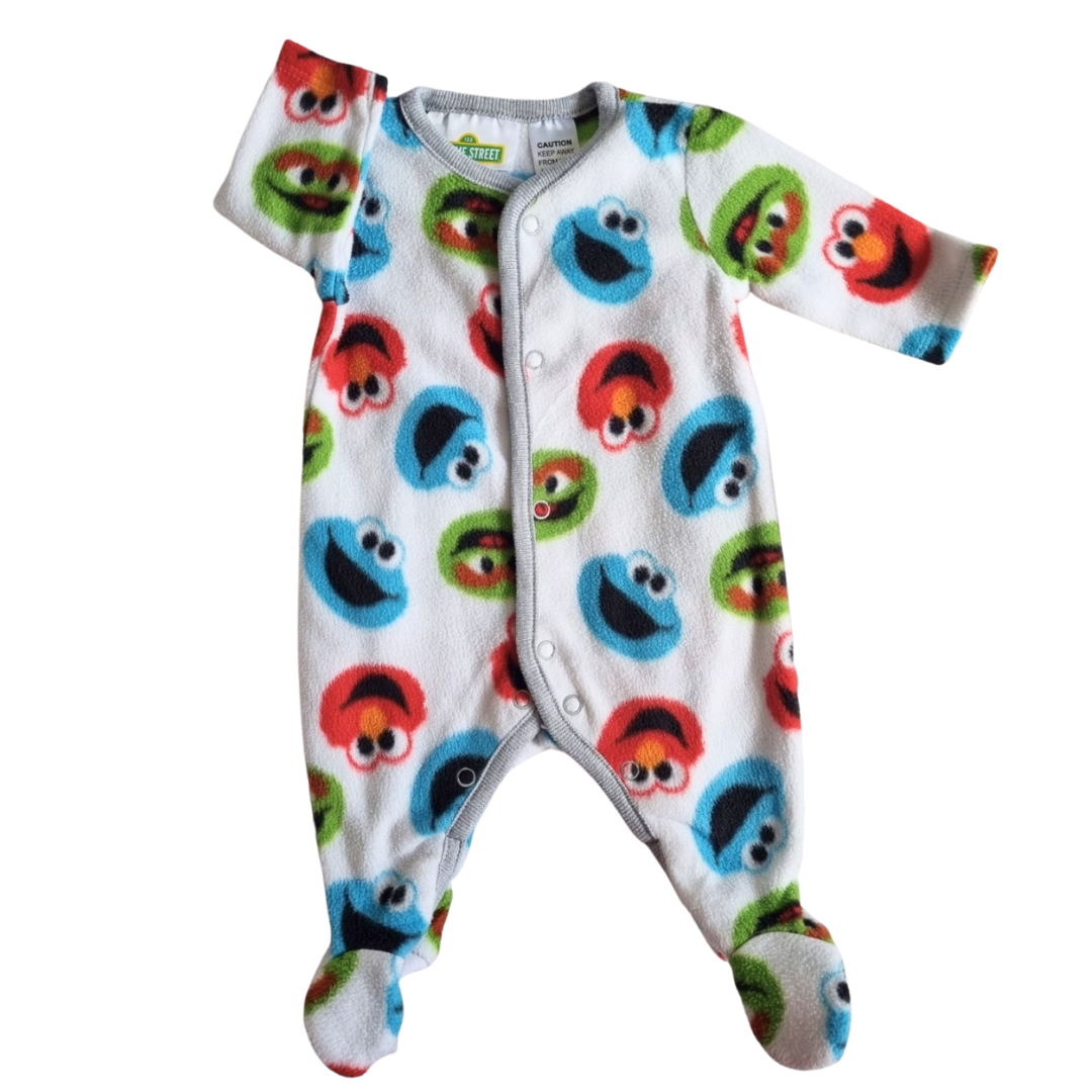 Sesame Street Fleece Onesie - Size: 0000 (Newborn)