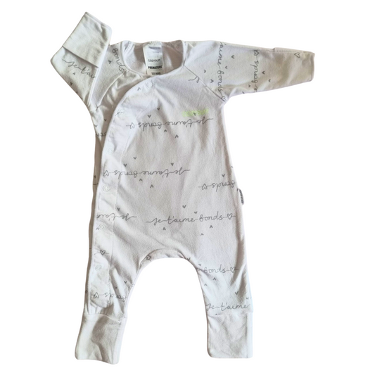 Bonds White Je'Taime Cozysuit - Size: 00000 (Prem)