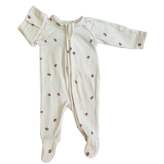 Target White Ladybird Onesie - Size: 00000 (Prem)