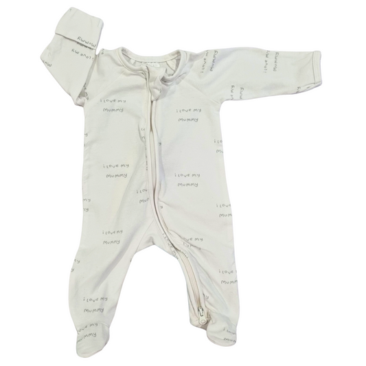 Target White 'I Love My Mummy' Onesie - Size: 00000 (Prem)