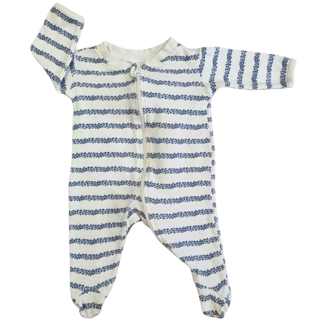 Anko Spotty Stripes Onesie - Size: 0000 (Newborn)