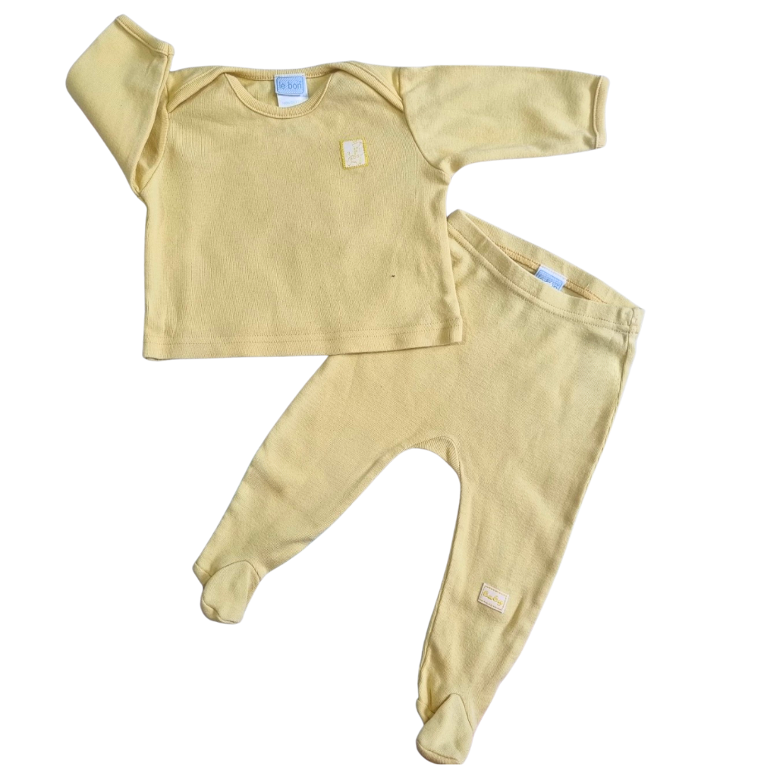 Le Bon 2pc Top & Leggings Set - Size: 000 (0-3 Months)